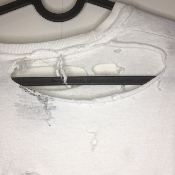 Custom Destroyed Cropped Tee - Picture 6 of 6
